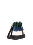 Front View - Click To Enlarge - PROENZA SCHOULER - Medium colourblock suede and leather bucket bag