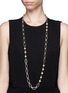 Figure View - Click To Enlarge - MIRIAM HASKELL - Pearl and crystal chain necklace
