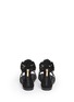 Back View - Click To Enlarge - RENÉ CAOVILLA - Clear crystal suede flat sandals