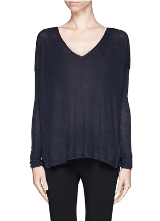 Main View - Click To Enlarge - THEORY - 'Larlissa' V-neck sweater