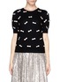Main View - Click To Enlarge - ALICE & OLIVIA - Lace bow sweater
