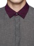 Detail View - Click To Enlarge - ATTACHMENT - Contrast collar cuff shirt