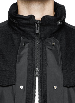 Detail View - Click To Enlarge - WHITE MOUNTAINEERING - GORE-TEX® wool honey comb jacket