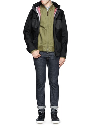 Figure View - Click To Enlarge - WHITE MOUNTAINEERING - GORE-TEX® wool honey comb jacket