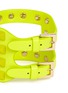 Detail View - Click To Enlarge - VALENTINO GARAVANI - 'Rockstud' cutout leather bracelet