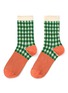 Main View - Click To Enlarge - HANSEL FROM BASEL - 'Gingham' crew socks