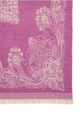 Detail View - Click To Enlarge - ETRO - Knossos Minosse wool-cashmere paisley jacquard travel throw