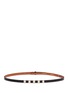 Main View - Click To Enlarge - MAISON BOINET - Stud leather skinny belt
