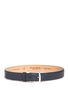 Main View - Click To Enlarge - MAISON BOINET - Square buckle leather belt