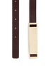 Detail View - Click To Enlarge - MAISON BOINET - Reversible leather belt