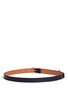 Back View - Click To Enlarge - MAISON BOINET - Buckle loop leather belt