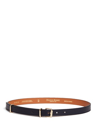 Main View - Click To Enlarge - MAISON BOINET - Buckle loop leather belt