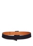 Back View - Click To Enlarge - MAISON BOINET - Origami fold suede belt
