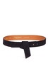 Main View - Click To Enlarge - MAISON BOINET - Origami fold suede belt
