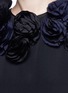 Detail View - Click To Enlarge - VICTORIA, VICTORIA BECKHAM - 3D flower silk crepe top