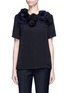 Main View - Click To Enlarge - VICTORIA, VICTORIA BECKHAM - 3D flower silk crepe top