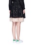 Back View - Click To Enlarge - CHICTOPIA - Layered guipure lace skirt