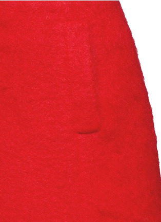 Detail View - Click To Enlarge - CHICTOPIA - Brushed wool blend skirt