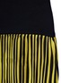 Detail View - Click To Enlarge - GIVENCHY - Pleated stripe wool blend skirt
