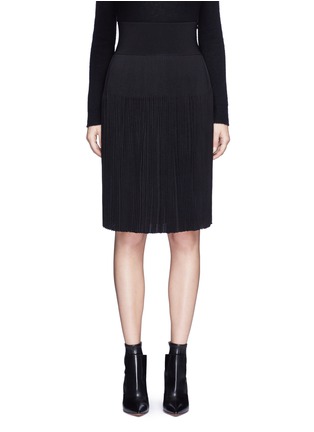 Main View - Click To Enlarge - GIVENCHY - Plissé pleat knit skirt