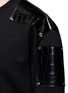 Detail View - Click To Enlarge - GIVENCHY - Croc embossed leather patch wool sweater
