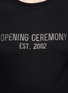 Detail View - Click To Enlarge - OPENING CEREMONY - Rhinestone embellished logo cotton sweatshirt
