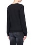 Back View - Click To Enlarge - OPENING CEREMONY - Rhinestone embellished logo cotton sweatshirt