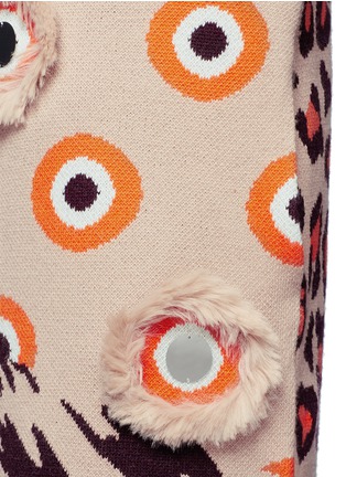 Detail View - Click To Enlarge - OPENING CEREMONY - x Syd Mead sequins leopard jacquard coat