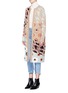 Front View - Click To Enlarge - OPENING CEREMONY - x Syd Mead sequins leopard jacquard coat