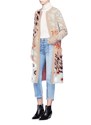 Figure View - Click To Enlarge - OPENING CEREMONY - x Syd Mead sequins leopard jacquard coat