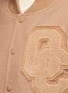 Detail View - Click To Enlarge - OPENING CEREMONY - 'OC' leather sleeve varsity jacket
