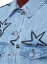 Detail View - Click To Enlarge - ÊTRE CÉCILE - Oversized star embroidered denim jacket