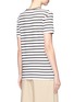 Back View - Click To Enlarge - ÊTRE CÉCILE - 'Starry Eye' felted patch Breton stripe T-shirt