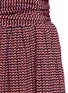 Detail View - Click To Enlarge - APIECE APART - 'Baja' obi belt ripple print silk crepe skirt