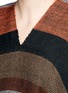 Detail View - Click To Enlarge - APIECE APART - Serape' stripe alpaca-wool blend poncho