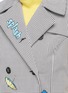 Detail View - Click To Enlarge - MIRA MIKATI - 'Splish Splash' embroidered sleeveless trench coat