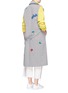 Figure View - Click To Enlarge - MIRA MIKATI - 'Splish Splash' embroidered sleeveless trench coat