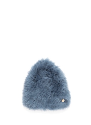 Main View - Click To Enlarge - YVES SALOMON - Rabbit fur knit beanie