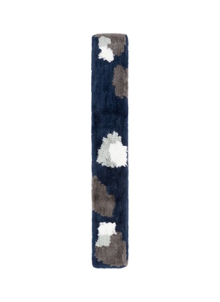 Main View - Click To Enlarge - YVES SALOMON - Colourblock rabbit fur knit scarf