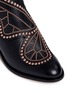 Detail View - Click To Enlarge - SOPHIA WEBSTER - 'Karina' butterfly stud embellished leather boots