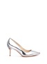 Main View - Click To Enlarge - SOPHIA WEBSTER - 'Coco Flamingo' mirror leather pumps