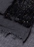 Detail View - Click To Enlarge - CUTULI CULT - 'Mandan' rabbit fur glitter panel scarf