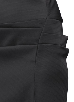 Detail View - Click To Enlarge - MATICEVSKI - 'Succession' textured asymmetric maxi skirt