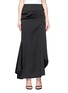Main View - Click To Enlarge - MATICEVSKI - 'Succession' textured asymmetric maxi skirt