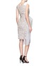 Figure View - Click To Enlarge - MATICEVSKI - 'Matriach' embroidered floral bonded mesh cocktail dress