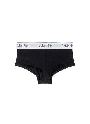 Main View - Click To Enlarge - CALVIN KLEIN PERFORMANCE - 'Modern Cotton' logo waistband boyshort