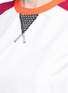 Detail View - Click To Enlarge - NO KA’OI - 'Lena' 3D mesh knit colourblock tank top