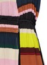 Detail View - Click To Enlarge - APIECE APART - 'La Rosa' chevron print silk crépon dress