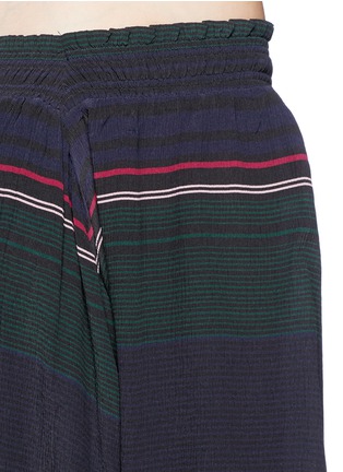 Detail View - Click To Enlarge - APIECE APART - 'Sayulita' stripe crinkled silk dress