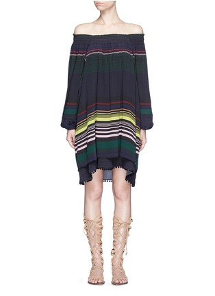 Main View - Click To Enlarge - APIECE APART - 'Sayulita' stripe crinkled silk dress